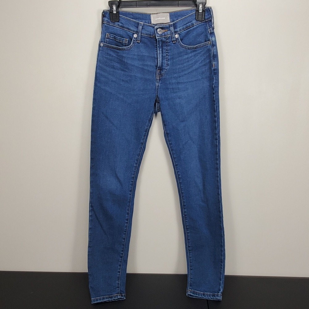 Everlane Women's Jeans Size 26 Skinnyโ Leg Blue Denim Jeans Pants